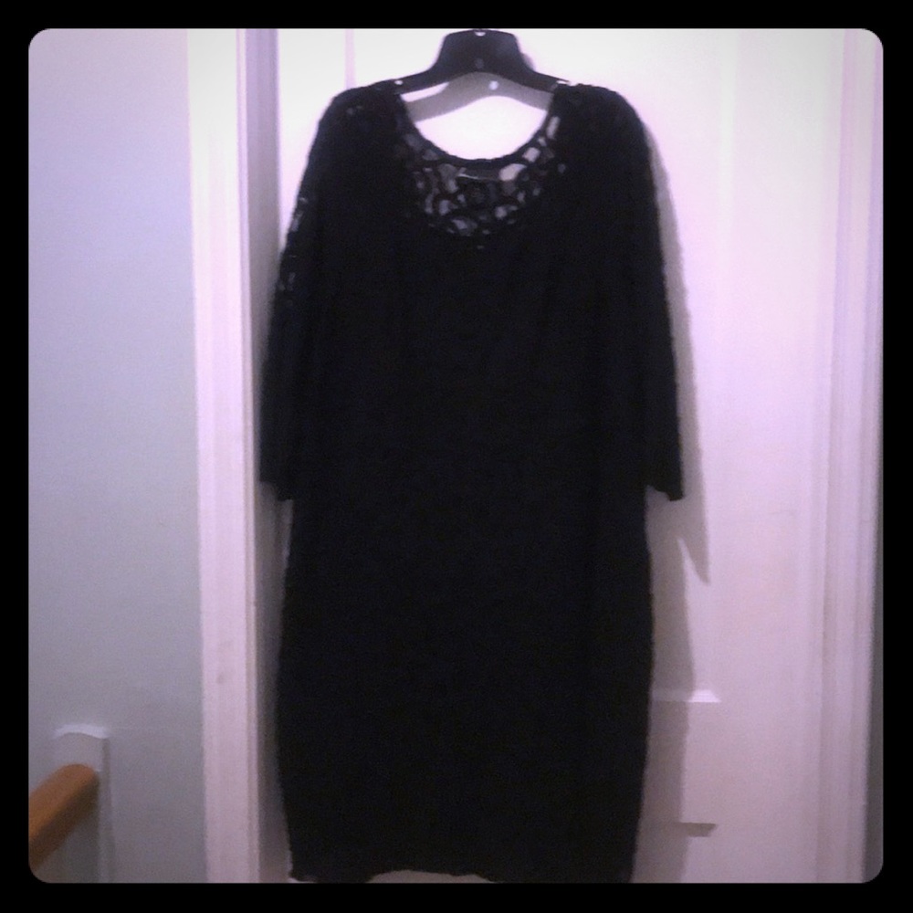 Lane Bryant black dress